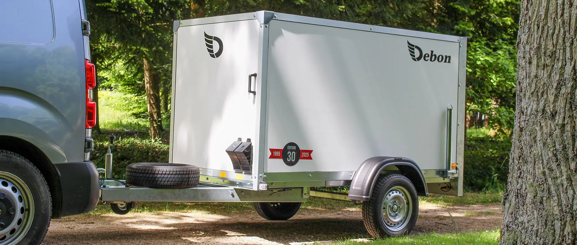 c255 Remorque plateau parc et jardin Debon trailers