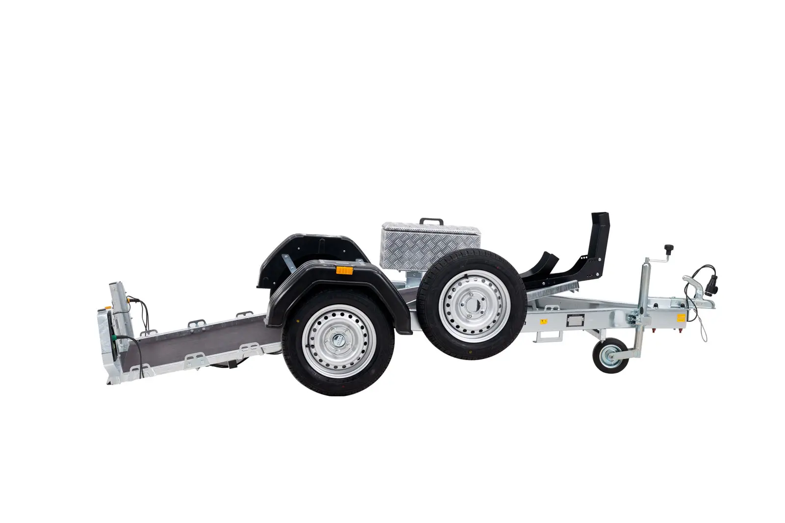 Remorque porte moto Debon Trailers vue arrière