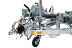 Remorque porte moto Debon Trailers vue arrière